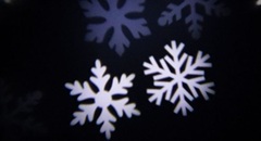 Světelný projektor Vločky