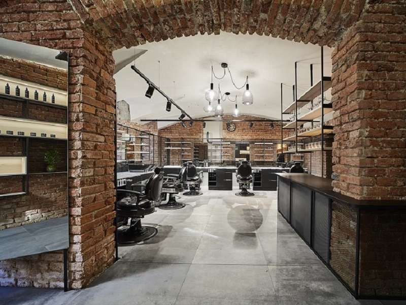 Realizace osvětlení – BARBER SHOP